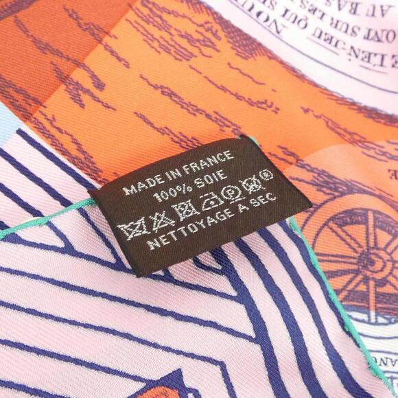 HERMES Blue Scarf - Picture 4 of 4